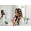 6-Pack Self-Grip Hair Rollers, 30mm-32mm (1"-1.2") Volume Curlers, Random Color