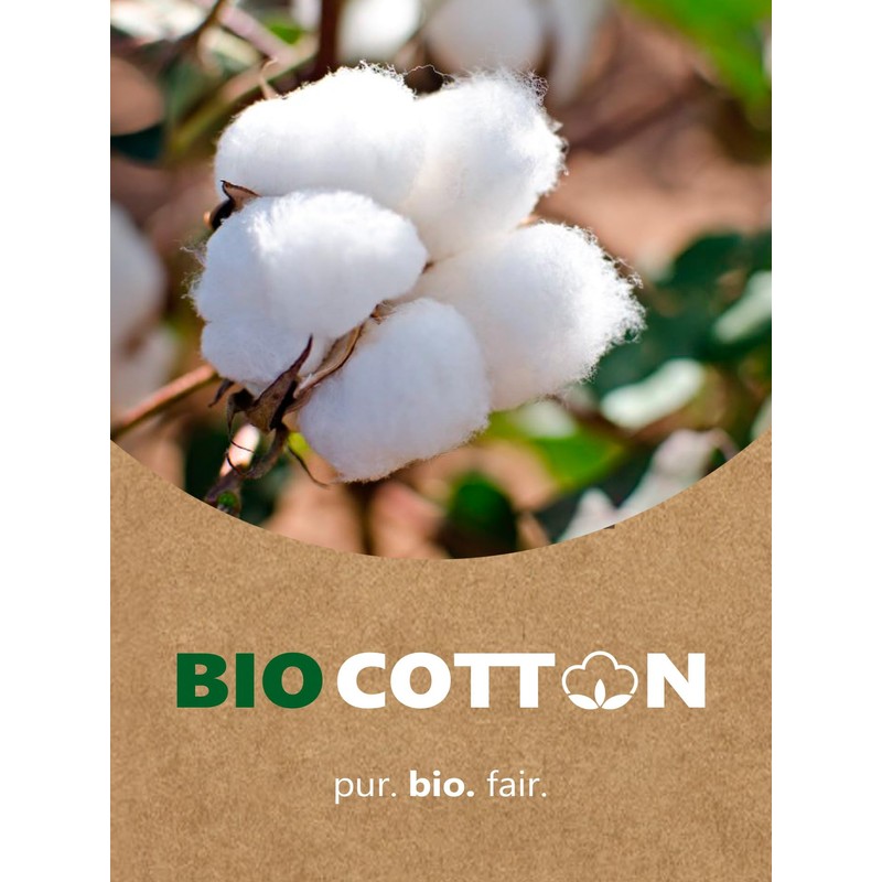 mehrstrumpf 8/12 Pairs Children's 100% Organic Cultivation Trainer Socks without