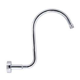 MODONA “S” Shower Arm with Flange – Stainless Steel SS304 – Polished Chrome - 5 Year Warrantee