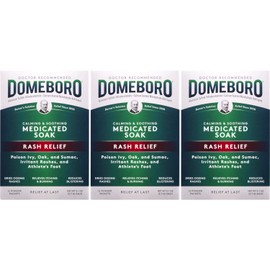 Domeboro Soothing Soak Rash Relief Poweder Packets, 12 each (Pack of 3)
