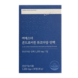 Esther Chondroitin Mucopolysaccharide Protein 1200mg 30 tablets 1 box 1200mg x 30 tablets 1 box / 여에스더 콘드로이친 뮤코다당 단백 1200mg 30정 1박스 1200mg x 30정 1박스
