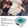 Annadue Turntable Style Speaker, Small 3-in-1 Multifunctional Stereo Speaker with