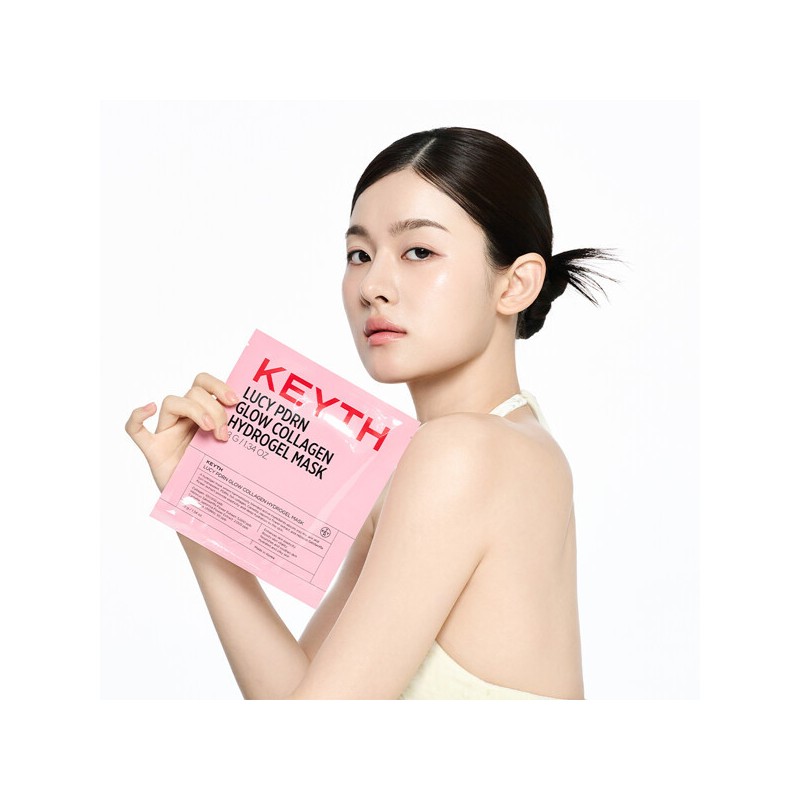 Kiss (현대홈쇼핑)KEYTH 키스 루시 PDRN 글로우 콜라겐 하이드로겔 마스크 (KEYTH)
