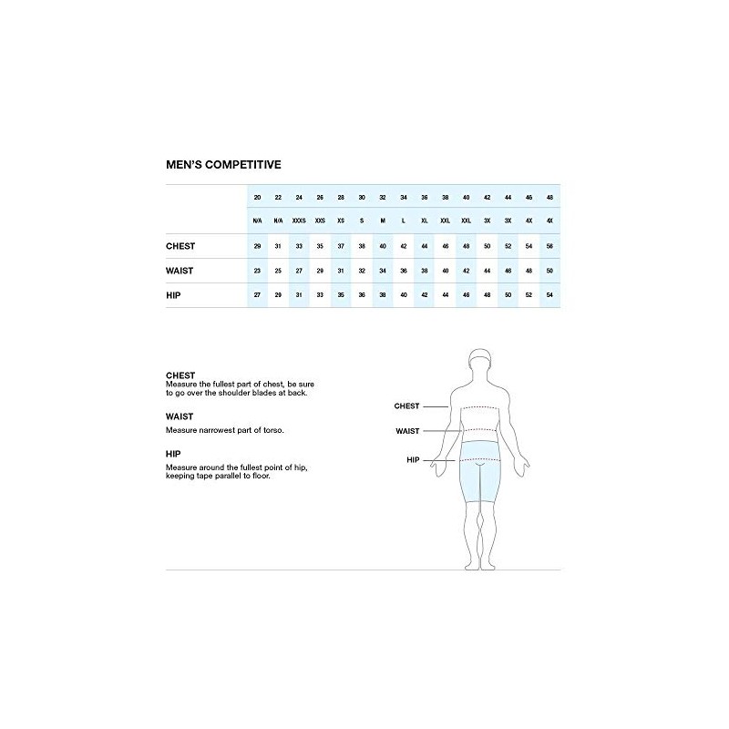 Speedo Men's Poly Mesh Square Leg Training Suit, Black, 32