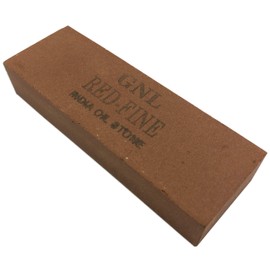 Jewellers Tools India Oil Stone Sharpening Stone 150mm/6 (Red) : Bench Stone Fine Working Tool (446)