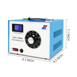 ZHENGXI 10 Amp Adjustable Voltage Regulator 1000W Variac Variable Transformer 110V Input, 0-150V Output