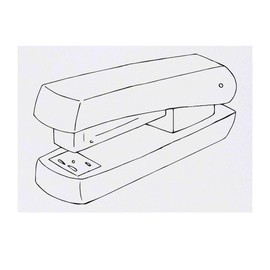 'Single Stapler' Temporary Tattoo - Water Resistant, Skin-Safe, Non-Toxic Transfer (TO00085897)