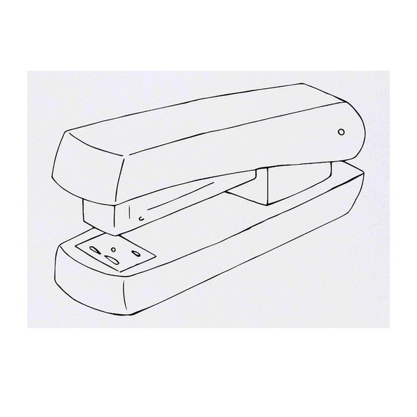 'Single Stapler' Temporary Tattoo - Water Resistant, Skin-Safe, Non-Toxic Transfer