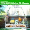 WENMIXER Suction Cups for Window Bird Feeders, 2.48"/63mm Clear PVC