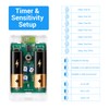 SEHOMY Motion Sensor Switch with Outlet for Bathroom Kitchen, Control