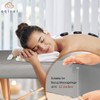 Eqivei Pack of 2 Covers for Massage Table with Hole,