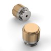 Amerdeco 10 Pack Champagne Bronze Satin Nickel Knurled Cabinet Knobs