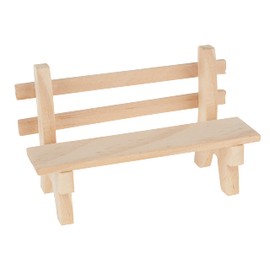 VBS Miniature Bench Wooden Decoration 9 x 4 x 5.5 cm