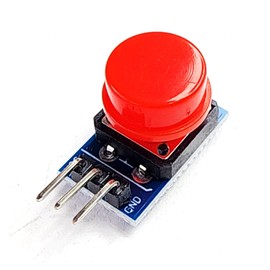 Button Module for Arduino, ESP32, ESP8266, Raspberry Pi – Tactile Switches for Electronics Projects, 5-Pack