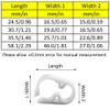 Water Flow Control Tube Clamp, 4 Pcs 5-8mm Plastic Adjustable
