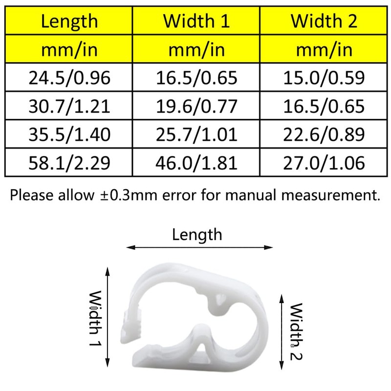 Water Flow Control Tube Clamp, 4 Pcs 5-8mm Plastic Adjustable