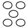 Ruimou 5Pcs Automotive Gas Cap O-Rubber Seal OD 42mm ID