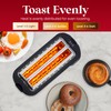 Elite Gourmet ECT5322 Long Slot 4 Slice Toaster, Countdown Timer,