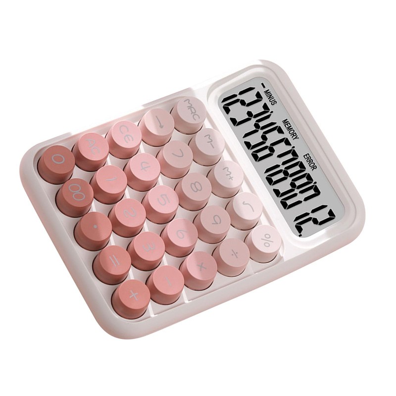 Large Button Calculator with 12 Digits Clear Display Screen Calculator