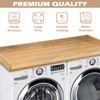 Royxen Washer Dryer Countertop Solid Wood with Polyester Coating, Laundry