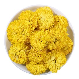 100% Pure Natural Dried Chrysanthemum Tea, Chrysanthemum Edible Flowers Bulk, Chinese Yellow Herbal Tea, Caffeine Free2.82oz/80g (Huangju)