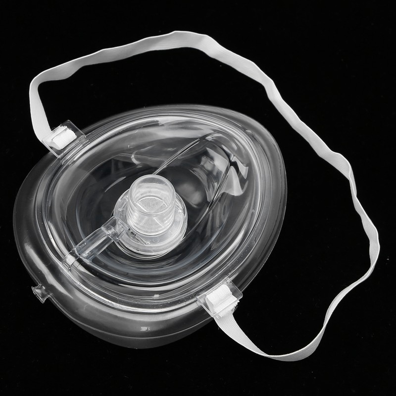 Pocket Resuscitator OneWay Valve Breathing Emergency Artificial CPR Rescue Face