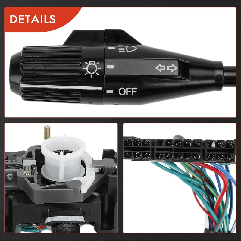 A-Premium Turn Signal Switch, Windshield Wiper, Headlight Dimmer Multifunction Combination