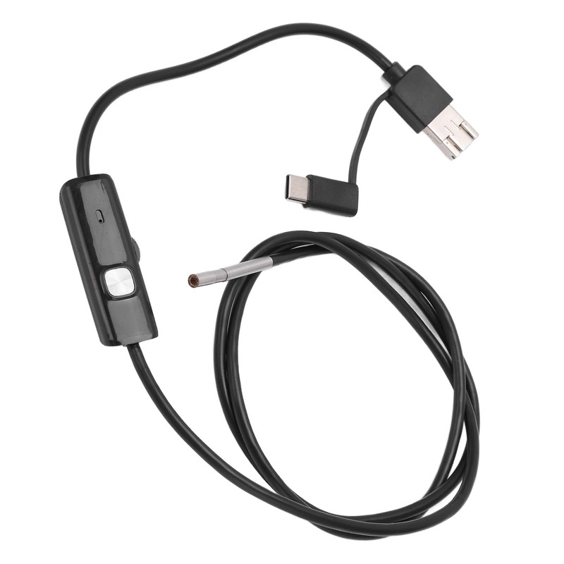 Inspection Camera, Endoscope 3.9mm 6LED Adjustable IP67 Waterproof for Industry