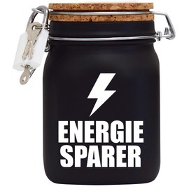 Money Box Energy Saver Design1 Money Gift Idea Black L