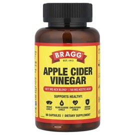 Bragg, Apple Cider Vinegar, 90 Capsules / Bragg (브래그), 사과 식초, 캡슐 90정