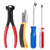 Construction and Upholstery Staple Remover Tack Puller Nail Remover Tool