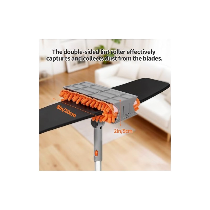 Ceiling Fan Cleaner Duster with 72‘’ Extendable Long Handle Cleaning