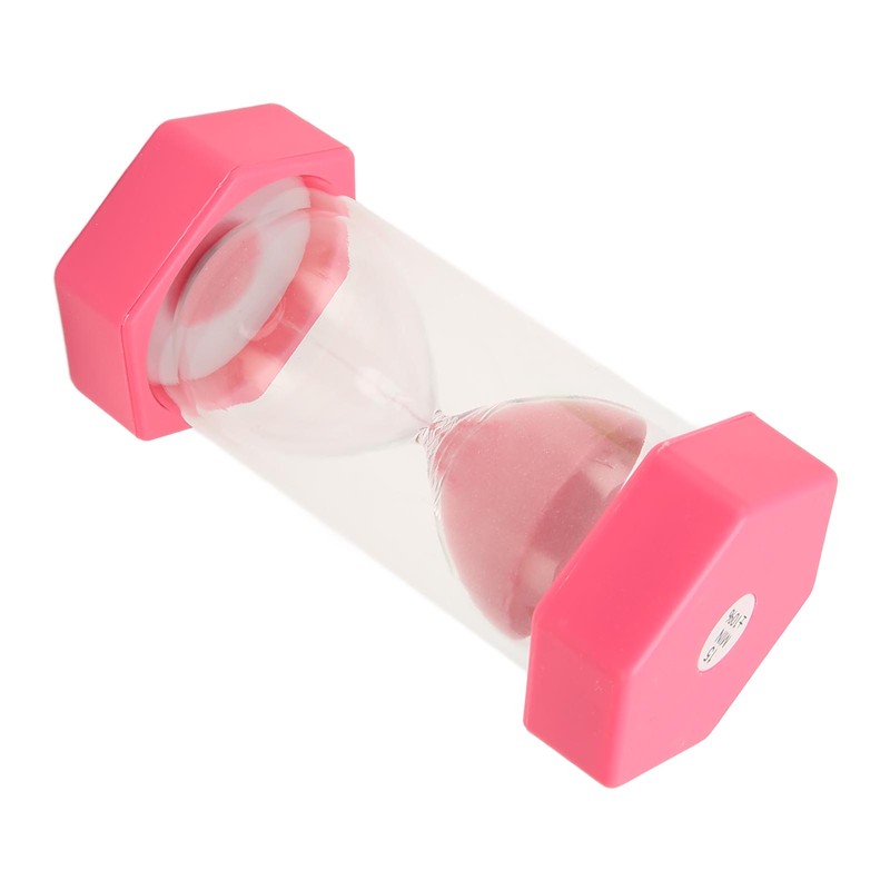 2pcs Hexagonal Hourglass 15 Minutes Learning Sand Timer Portable Plastic