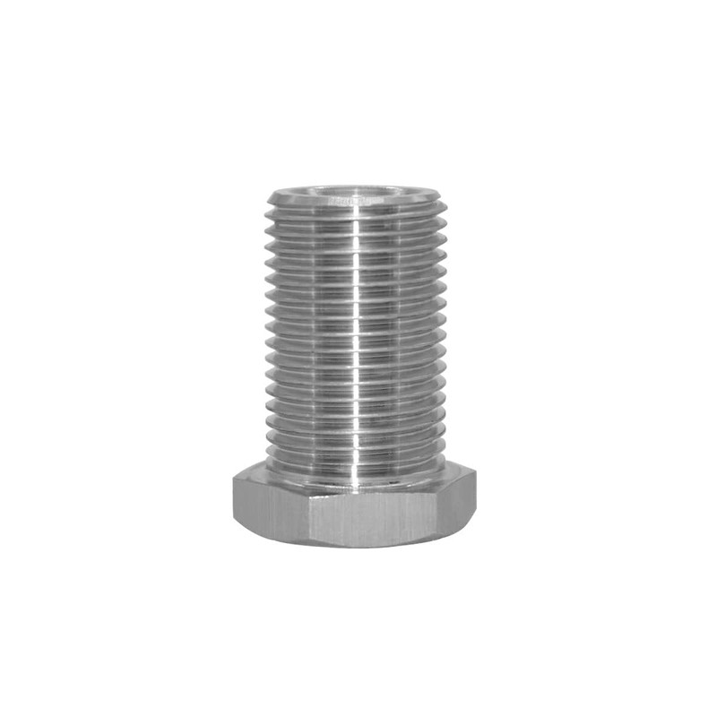 Beduan 2PCS 1/4" NPT Stainless Steel Female Bulkhead Coupler Thru-bulk