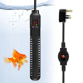 Neulriscn Aquarium Heater, 300W Fish Tank Heater with External Temperature Controller, Submersible Fish Tank Heaters with LED Digital Display, Overheat Protection & Auto-Off, for Fishtank up to 150L