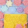 Christmas Cookie Cutter Set, 8pcs 3D Pressable Christmas Cookie Cutters
