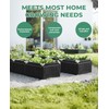 HIRALIY Fabric Raised Beds,Elevated Raised Garden Grows Beds for Outdoor