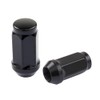 DCVAMOUS 24 PC 14x1.5 Lug Nuts Black 19mm Hex Compatible