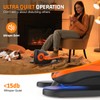 AHCNEER Under Desk Elliptical,Portable Ultra-Quiet Elliptical Exercise Machine for Home,100%