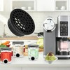Italian Pasta-Shaped Nozzle for Ninja Creami Swirl Black
