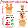 Lonfliness 36PCS Christmas Craft Kits for Kids DIY Reindeer Craft