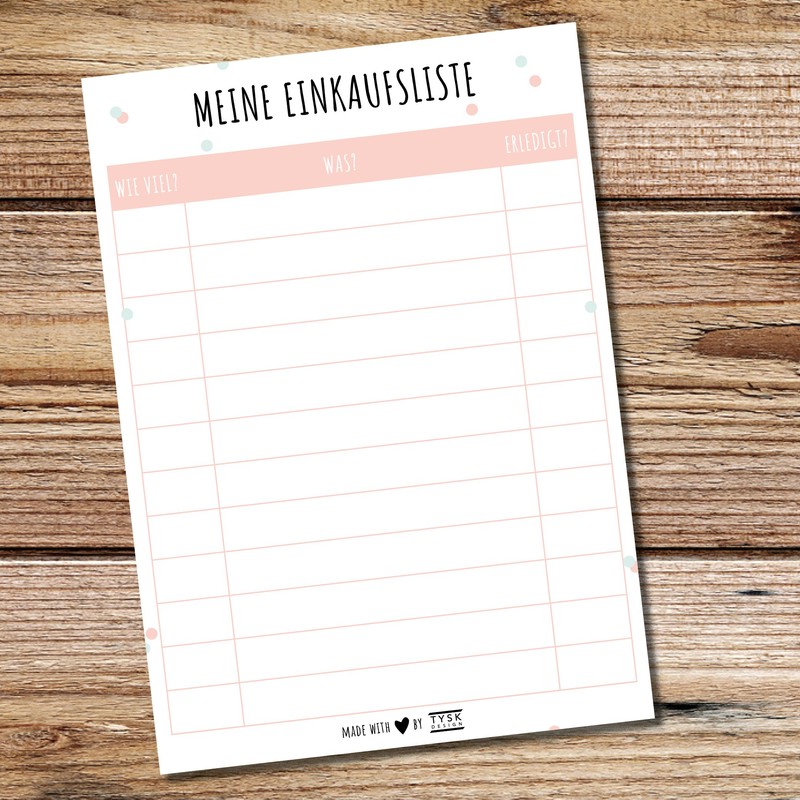 TYSK Design Notepad
