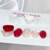 Cozy knit handmade nail tips - Almond / 포근 니트