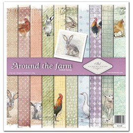 ITD Collection Scrapbooking Package 12 x 12 inches, Scrapbooking Paper, Decorative Paper, Decoupage, Card Making, Paper Size 310 x 320 mm (SLS029)