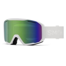 SMITH Unisex Adult Blazer Snow Sport Goggle - White Frame | Green Sol-X Mirror Lens