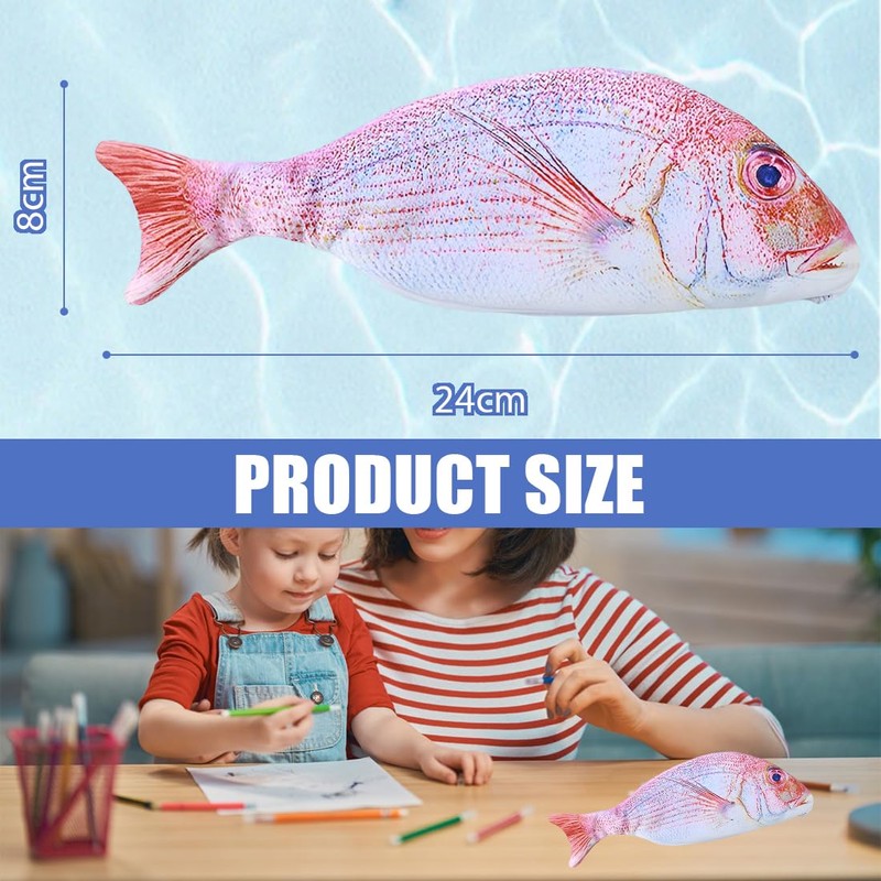 XUZOPIM 1 Piece Fish Shaped Pencil Case Novelty Fish Pencil