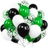 Green Black Balloons, Ousuga 60 pcs 12 Inch Matte Black