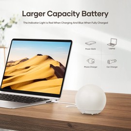 Suright Nachtlicht Kinder,USB Aufladbare Stilllicht Baby mit RGB,Berhren Nachttischlampe Dimmbar Warmen Licht & 7-Farben-Licht, Touch&Switch-Steuerung, Timmer fr Baby,Kinderzimmer,Camping,Geschenk