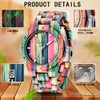 Dentily Wooden Watches for Men Handmade Colorful Bamboo Wood Watch