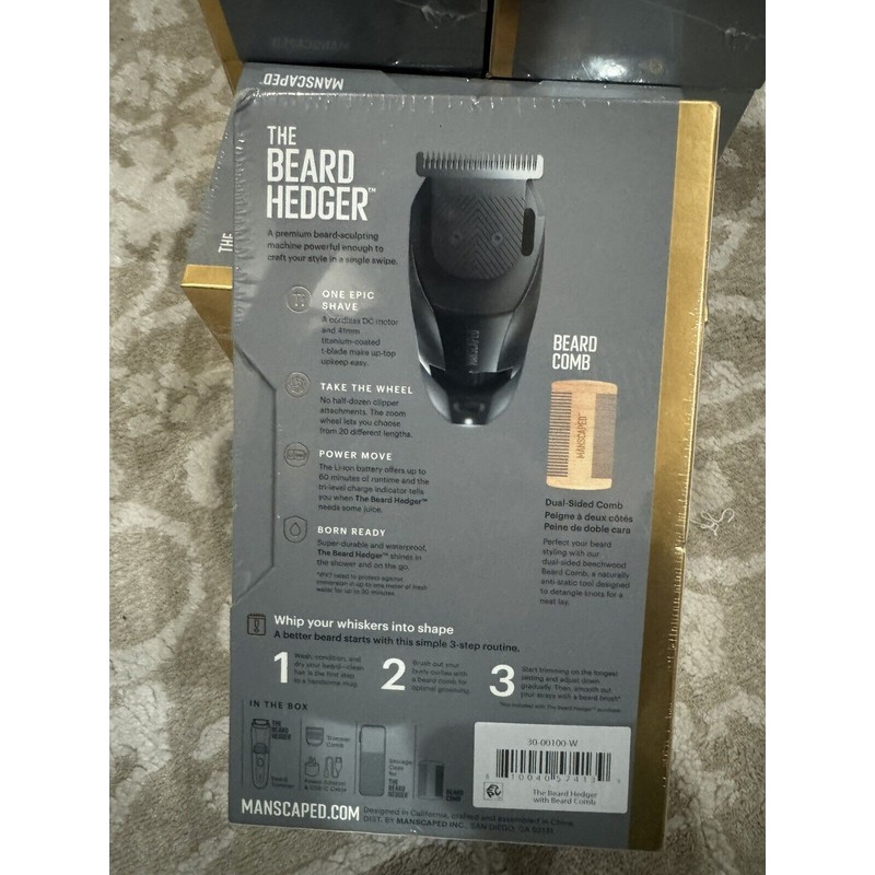 MANSCAPED® The Beard Hedger™ Premium Men's Beard Trimmer, Facial Hair